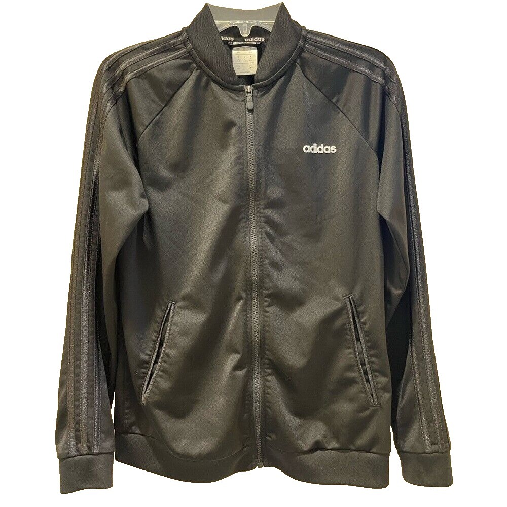 Adidas‎ Jacket Women's Size M Black Outdoors Activewear Workout Streetwear City